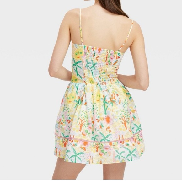 NWT! Roller Rabbit x Target Floral Mini Dress - Picture 2 of 4